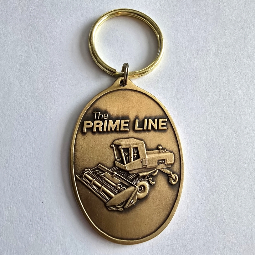 Vintage Hesston's Prime Line Farm Equipment Limited Edition Key Chain 1985